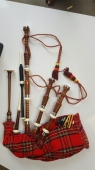 Rosewood Highland Full Size Bagpipe Set